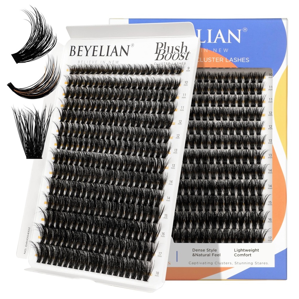 Plush Boost Black Cluster Lashes